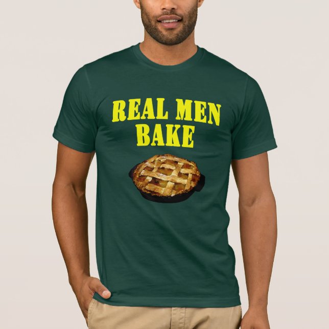 Real Men Bake T-Shirt (Front)
