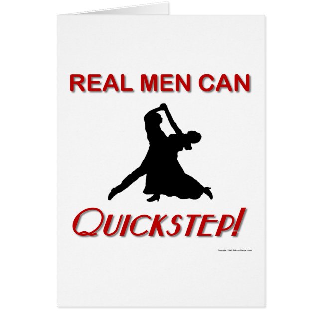 Real Men Can Quickstep (Front)