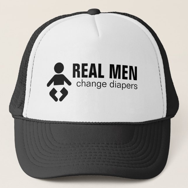 Real Men Change Diapers Hat (Front)