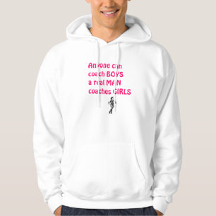 Real Men Coach Girls-Basketball Hoodie