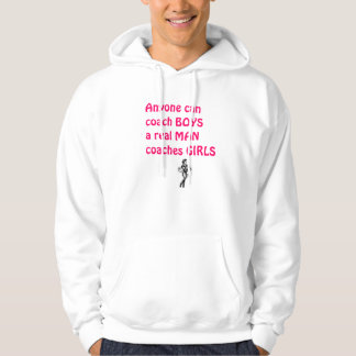 Real Men Coach Girls-Basketball Hoodie