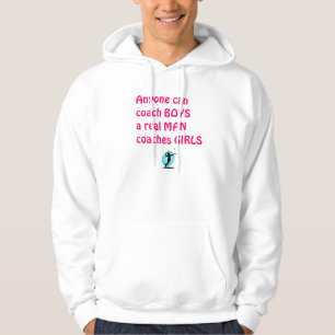 Real Men Coach Girls-Tennis Hoodie