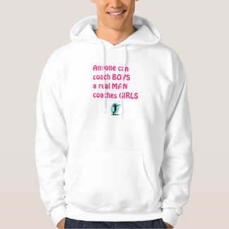 Real Men Coach Girls-Tennis Hoodie