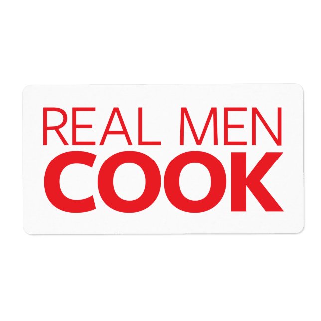 Real Men Cook (Front)
