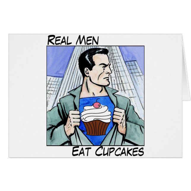Real Men Eat Cupcakes (Front Horizontal)