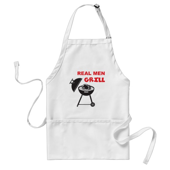 Real Men Grill Standard Apron (Front)