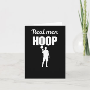 Real Men Hoop  Card