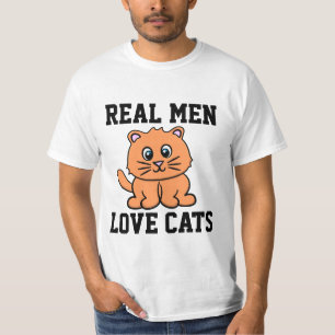 REAL MEN LOVE CATS CAT T-SHIRTS