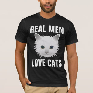 REAL MEN LOVE CATS, CAT T-SHIRTS