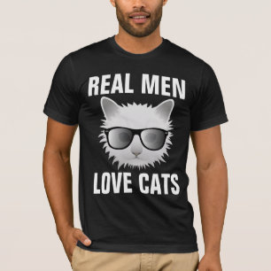 REAL MEN LOVE CATS, CAT T-SHIRTS