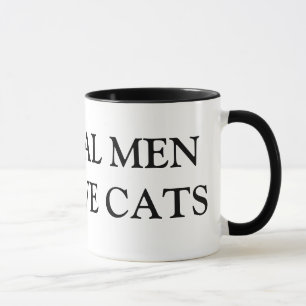 Real men love cats coffee mugs