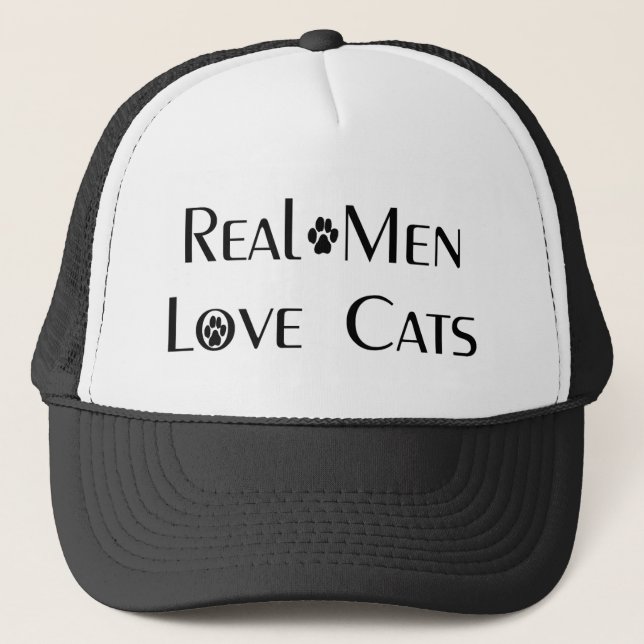Real Men Love Cats Hat (Front)