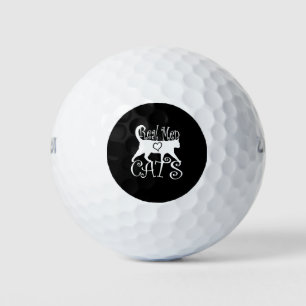 Real Men Love Cats Jazzy Style Golf Balls