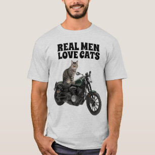 REAL MEN LOVE CATS MEN'S CAT T-SHIRTS