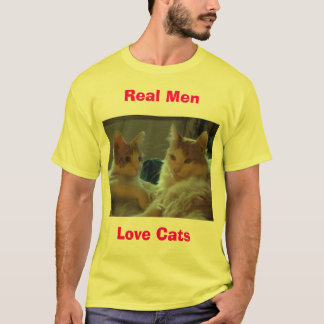 Real Men Love Cats T-Shirt