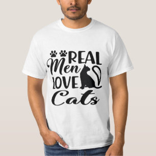 Real Men Love Cats T-Shirt