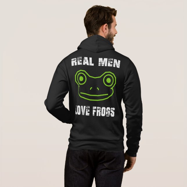 Real Men Love Frogs     Hoodie (Back Full)