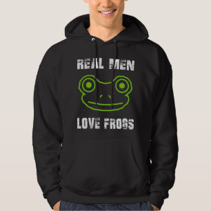 Real Men Love Frogs   Hoodie