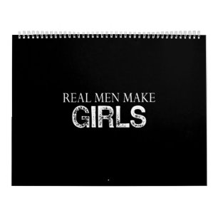 real men makes girl calendar