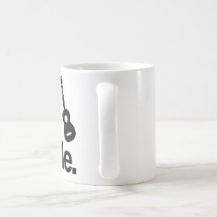 REAL MEN PLAY THE UKULELE COFFEE MUG