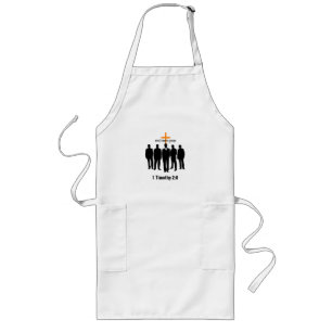 real men pray Bible Quote Customise It Long Apron