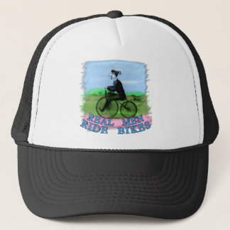 Real Men Ride Bikes Products Trucker Hat