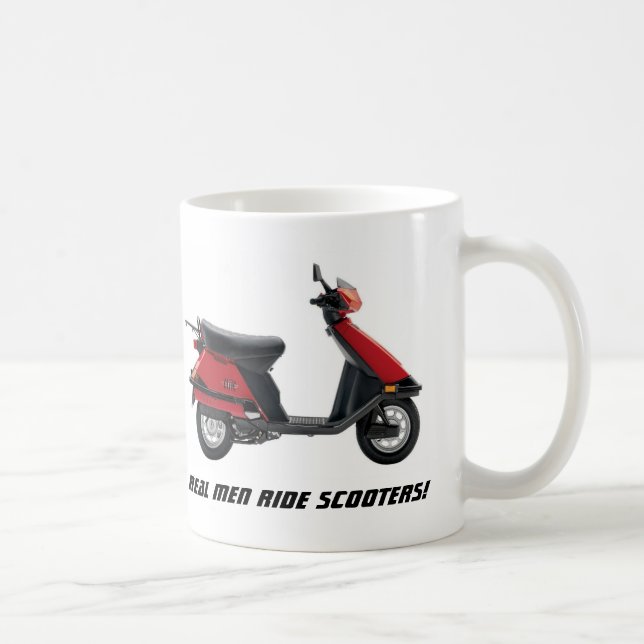 Real Men Ride Scooters! Coffee Mug (Right)
