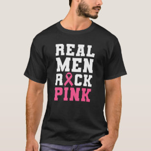 Real Men Rock Pink T-Shirt