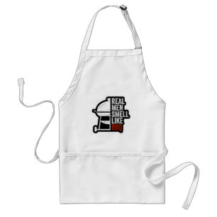 Real Men Smell Like BBQ Unisex T Shirt Standard Apron