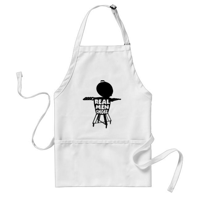 REAL MEN SMOKE STANDARD APRON (Front)