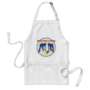 Real Men Sweep! Curling Standard Apron