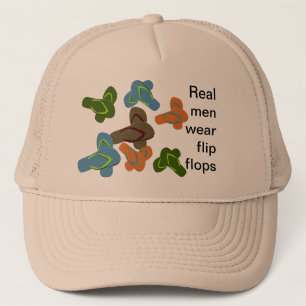 Real Men Wear Flip Flops Trucker Hat