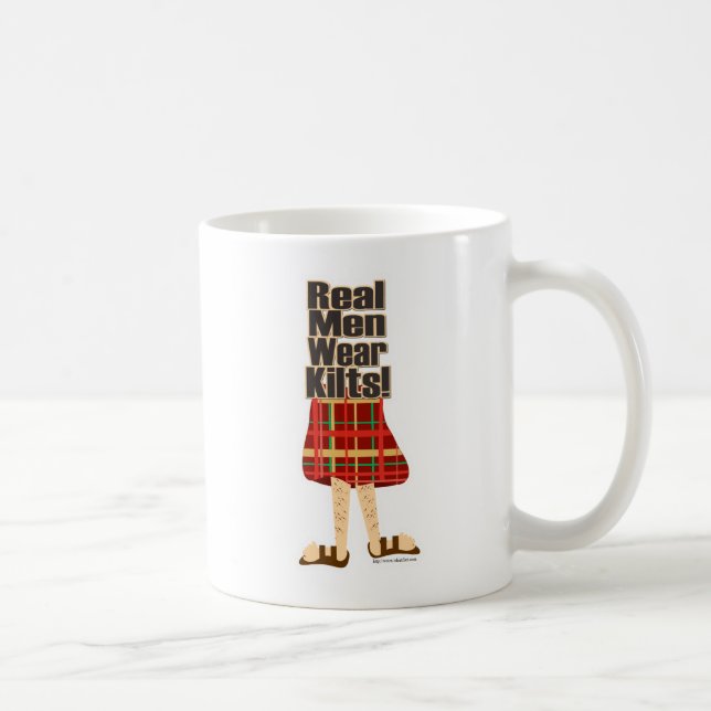 Real Men Wear Kilts 2-sided Coffee Mug (Right)