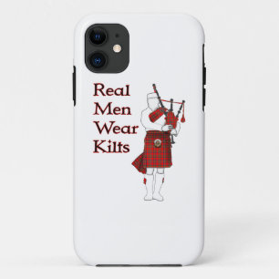 Real Men Wear Kilts Funny Scottish Case-Mate iPhone Case