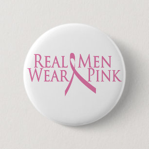 real men wear pink 2009 6 cm round badge
