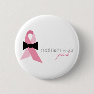 Real Men Wear Pink 6 Cm Round Badge