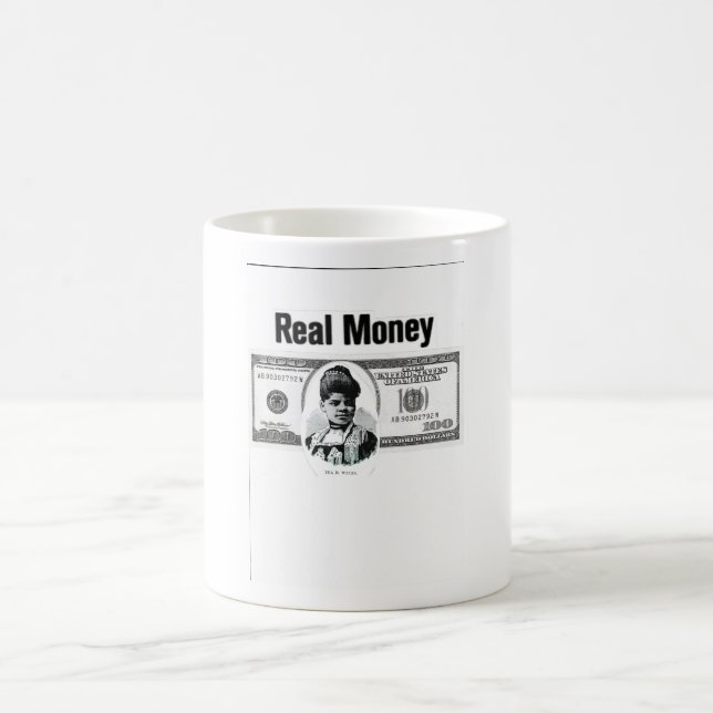 real money coffee mug (Center)