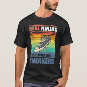 Real Ninjas Wear Sneakers Vintage Shoe Casual Foot