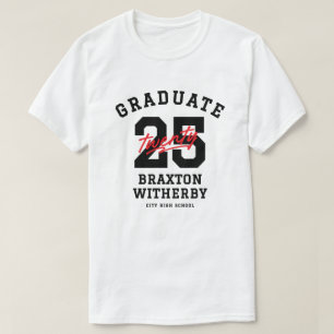 Real Ones Graduate No Cap Custom Graduation T-Shirt