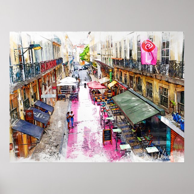 Real Portugal- Lisbon Street Poster (Front)