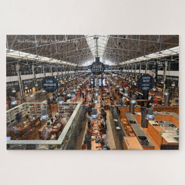 Real Portugal- Time Out Market, Lisbon Jigsaw Puzzle (Horizontal)