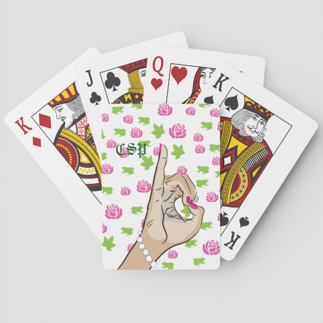 Real Pretty Girls playing card (Back)