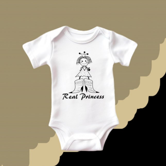 Real princess baby bodysuit (Creator Uploaded)