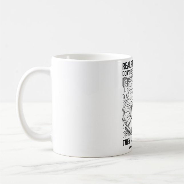 Real Programmers Use The Source Code Coffee Mug (Left)
