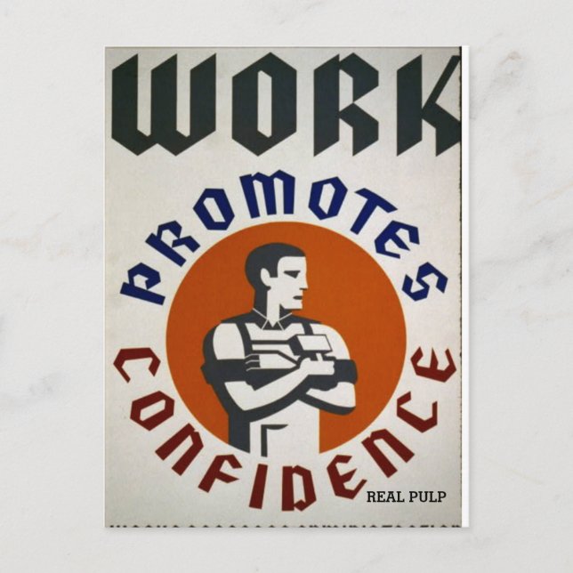 REAL PULP- WPA- Work Force Postcard (Front)