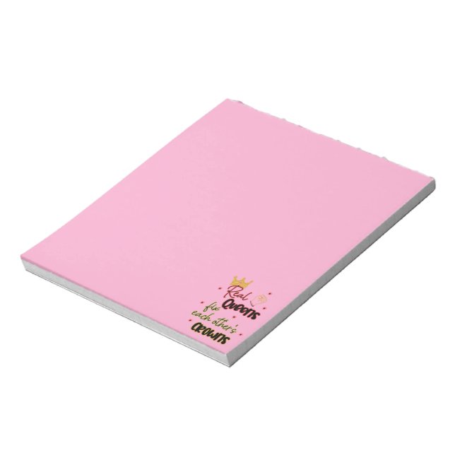 Real Queens Fix Each Other's Crowns Notepad (Rotated)