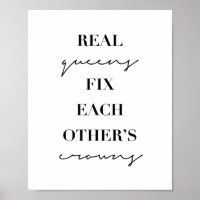 Real Queens Fix Each Other's Crowns