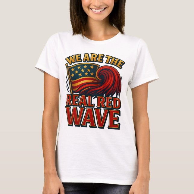 Real Red Wave™ Women’s Tee  (Front)