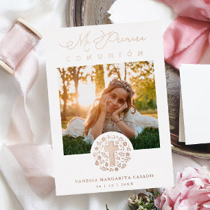 Real Rose Gold Romantic Floral Wreath Photo