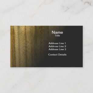 Real Scanned Australian Walnut Veneer Woodgrain Business Card